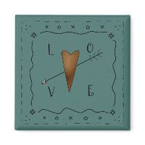 Country Sweethearts Magnet
