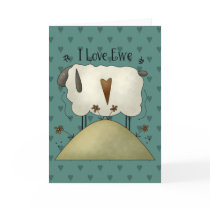 Country Sweethearts Valentine's Day Card