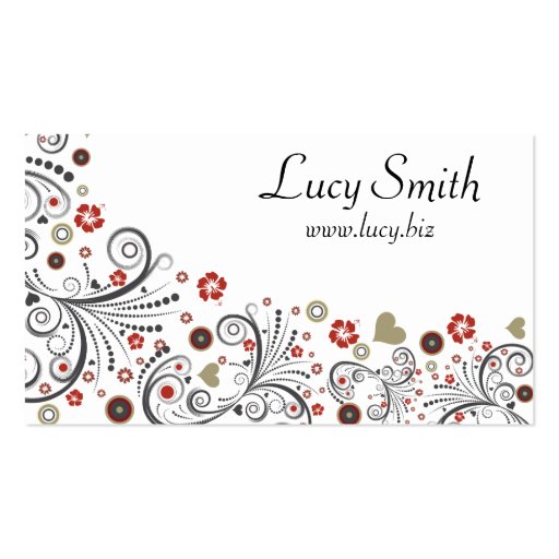 Country Swirls Business Card