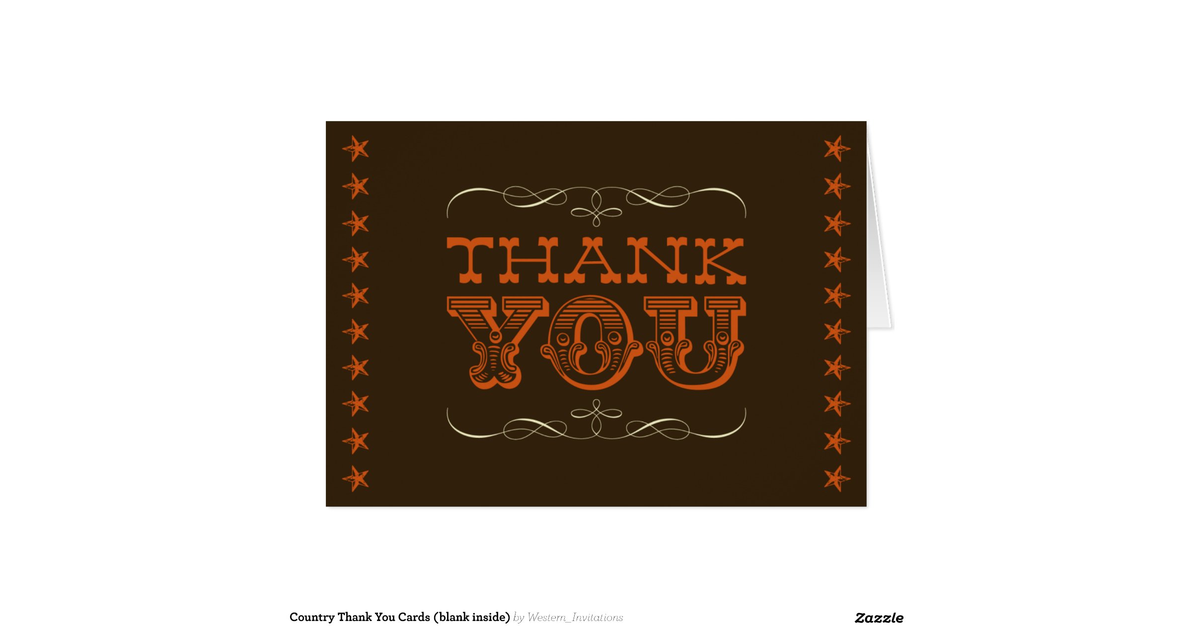 country thank you cards blank inside thank you cards blank inside