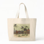 Country town with cows bag