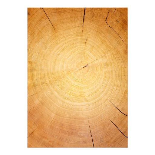 Country Tree Ring Bridal Shower Invitations