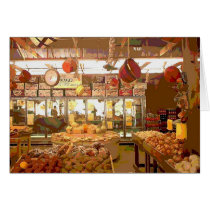 Country Vegetable Stand Card by figstreetstudio Country Vegetable Stand Card