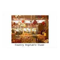 Country Vegetable Stand posters