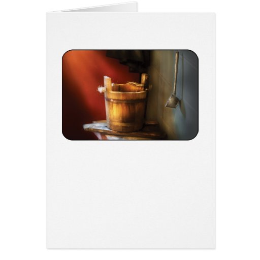 Country - Water pail and ladel Card