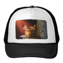 Country - Water pail and ladel Trucker Hats