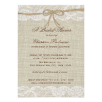 Country Wedding Bridal Shower Cards