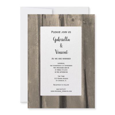 country wedding invitations