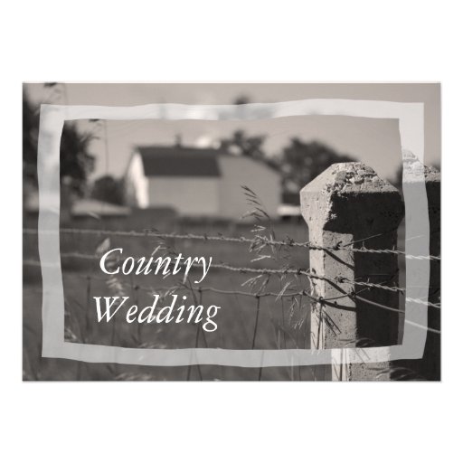 Country Wedding Invitation