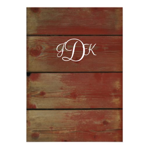 Country  Wedding Invitation