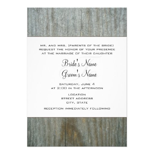 Country Wedding Invitation Daisies Mason Jar
