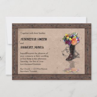 Country Western Barbed Wire Invitation v2