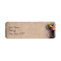 Country Western Barbed Wire Custom Return Address Labels