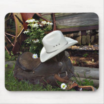 country western mouse pad