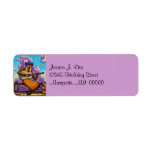 Country Western Music Singing Return address Label