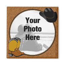 Country Western photo magnet