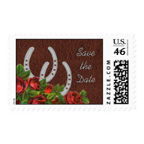 Country Western Save the Date Stamps