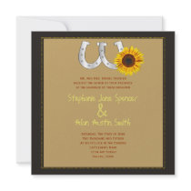 Country Western Wedding Invitation