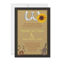 Country Western Wedding Invitation