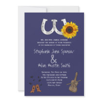 Country Western Wedding Invitation