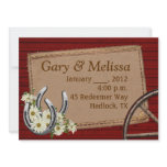 Country Western Wedding Invitation Template