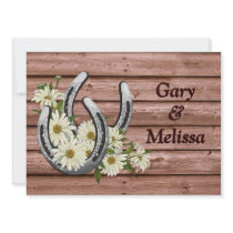 Country Western Wedding Invitation Template