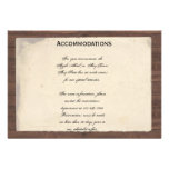 Country Wheat Grass on Parchment Wedding Personalized Invite