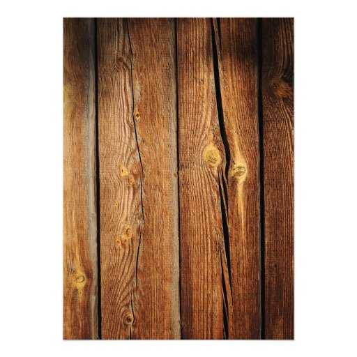 Country Windmill Barn Wood Wedding Invitations
