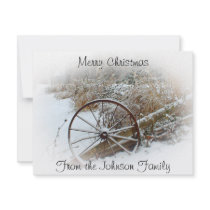 Country Winter invitations