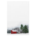 Country winter,stationary stationery paper