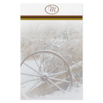 Country Winter stationery