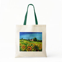 COUNTRYSIDE AND SUNFLOWERS IN TUSCANY - bags by bulgan_lumini COUNTRYSIDE AND SUNFLOWERS IN TUSCANY - bags