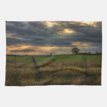 Countryside at Dusk American MoJo Kitchen Towel american mojo kitchen towels