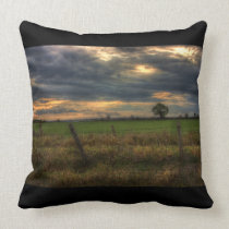 Countryside at Dusk American Mojo Pillow american mojo pillows