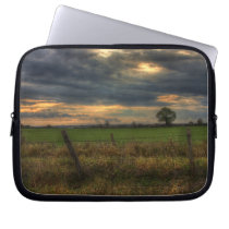 Countryside at Dusk Laptop Netbook sleeve electronics sleeves