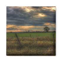 Countryside at Dusk magnet
