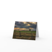 Countryside at Dusk Note Card