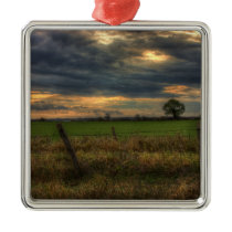 Countryside at Dusk Ornament