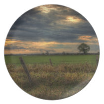 Countryside at Dusk Plate