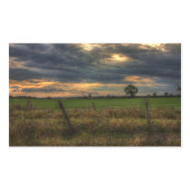 Countryside at Dusk Stickers stickers