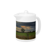 Countryside at Dusk Teapot