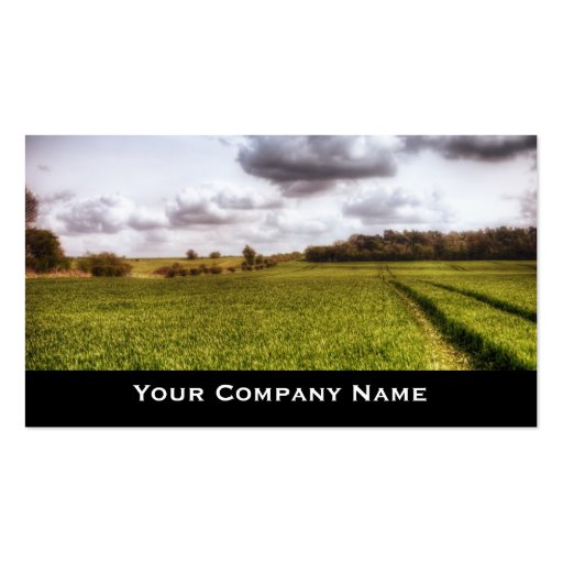 Countryside Landscape Business Cards (front side)