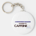 Countryside Manager Powered by caffeine Key Chains