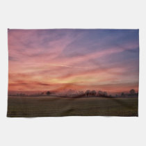 Countryside Sunset Skies kitchen tea towel kitchen towels