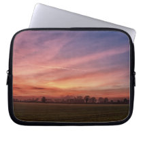 Countryside Sunset Skies Laptop netbook sleeve electronics sleeves