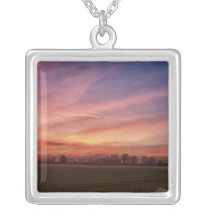 Countryside Sunset Skies Necklace necklaces