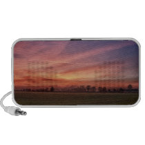 Countryside Sunset Skies portable Doodle Speaker speakers