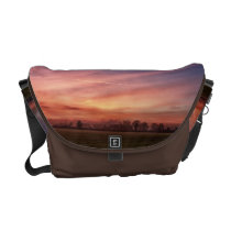 Countryside Sunset Skies Rickshaw Messenger bag messenger bags