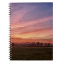Countryside Sunset Skies Spiral Notebook