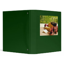Countryside Wine, Cheese & Fruit 3 Ring Binders